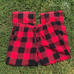 boxercraft Pants - Men's Red Flannel Cotton Pajamas Drawstring boxercraft Pants - Men's Red Flannel Cotton Pajamas Drawstring